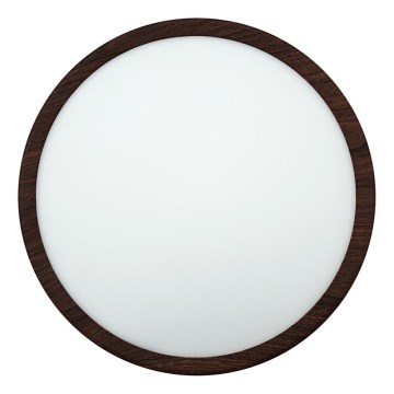 LED Ceiling Light LED/24W/230V 3000/4000/6500K Ø 30 cm Brown