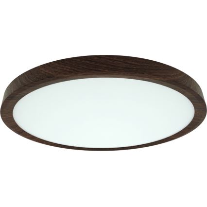 LED Ceiling Light LED/24W/230V 3000/4000/6500K Ø 30 cm Brown