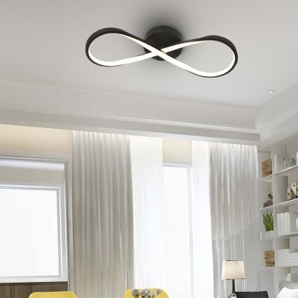 LED Ceiling light LED/24W/230V 3000K black