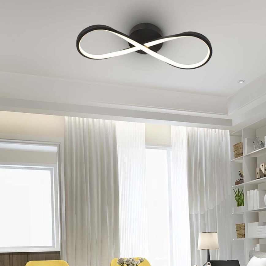 LED Ceiling light LED/24W/230V 3000K black