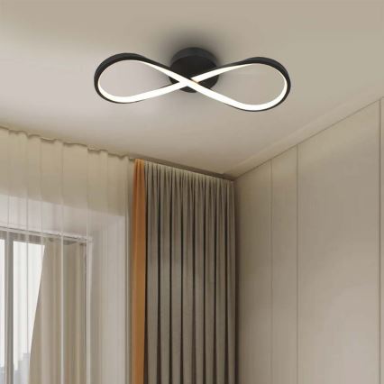 LED Ceiling light LED/24W/230V 3000K black