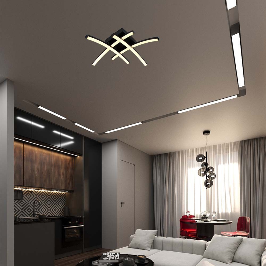 LED Ceiling light LED/24W/230V 3000K black