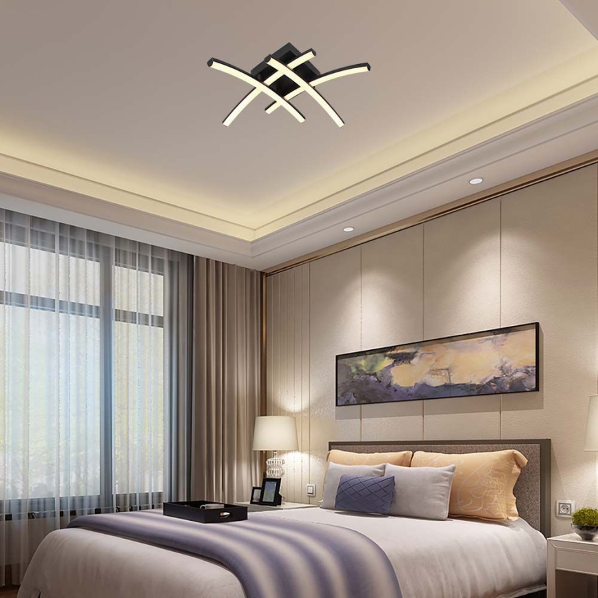 LED Ceiling light LED/24W/230V 3000K black
