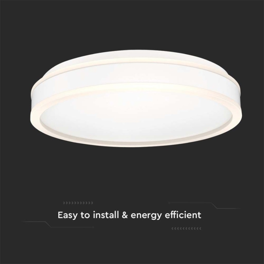 LED Ceiling light LED/24W/230V 4000K d. 45 cm white