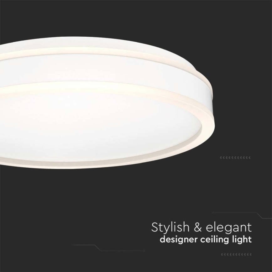 LED Ceiling light LED/24W/230V 4000K d. 45 cm white
