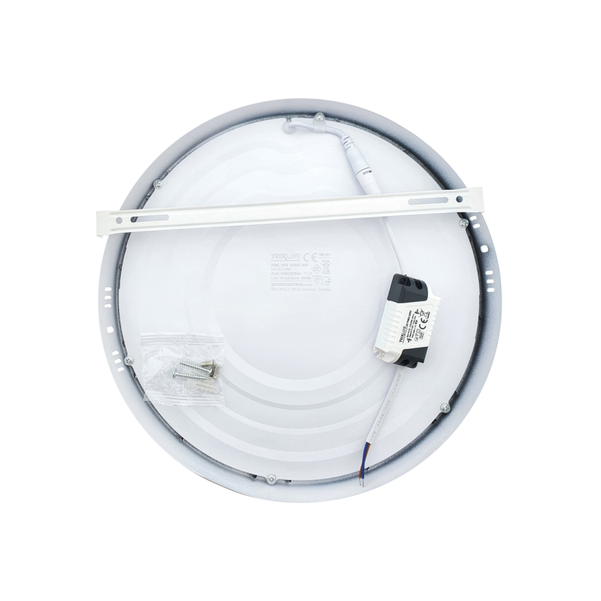 LED Ceiling light LED/24W/230V 4200K d. 28,5 cm white