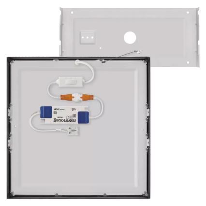 LED Ceiling light NEXXO LED/28,5W/230V 3000/3500/4000K 30x30 cm black