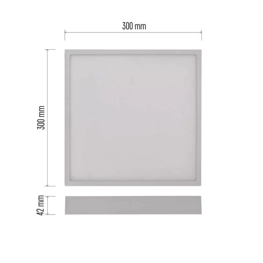 LED Ceiling light NEXXO LED/28,5W/230V 3000/3500/4000K 30x30 cm white