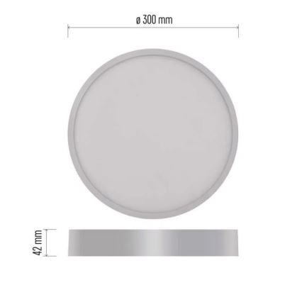 LED Ceiling light NEXXO LED/28,5W/230V 3000/3500/4000K d. 30 cm white