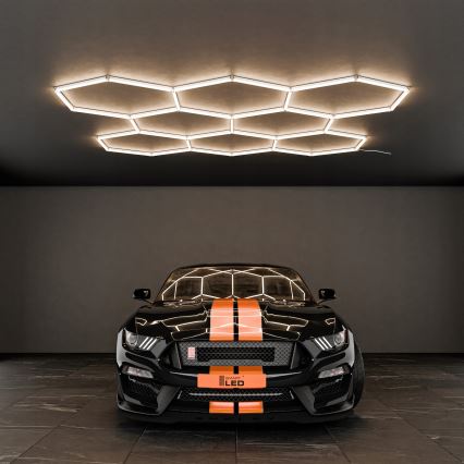 LED Ceiling Light HEXAGON LED/280W/85-265V 4000K 313x298 cm CRI 90 IP54 white