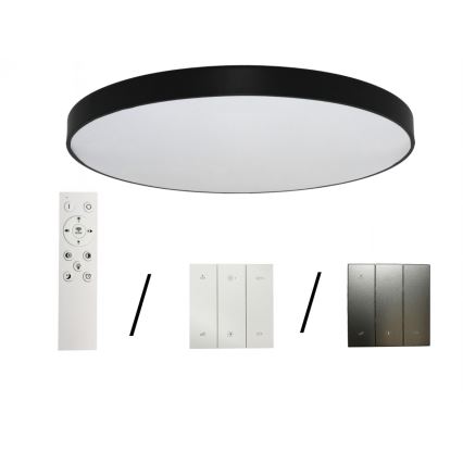 LED Ceiling Light LED/300W/230V 3000/4000/6500K Ø 120 cm Black