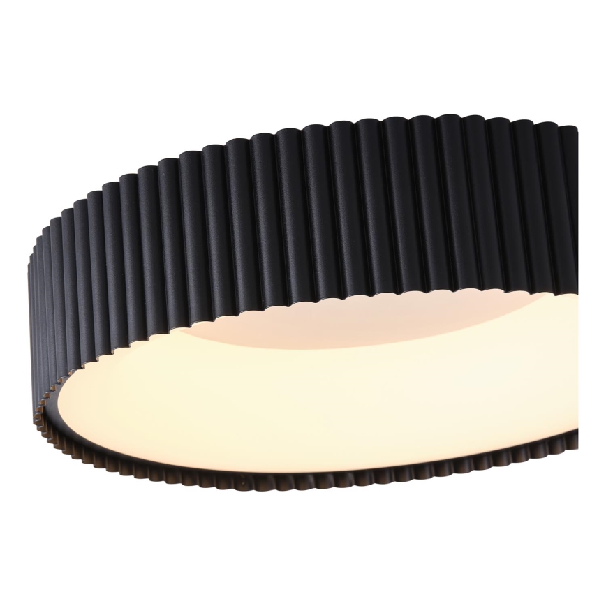 LED Ceiling light LED/30W/230V 3000K black d. 46 cm