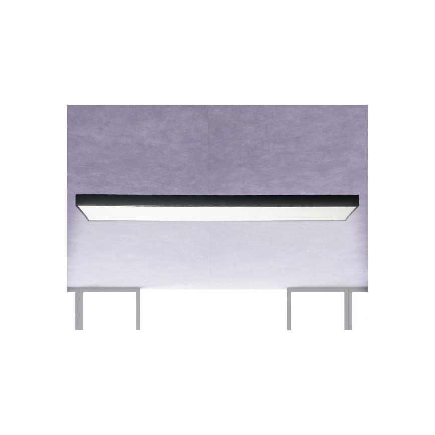 LED Ceiling light LED/32W/230V 4000K 120x13 cm black