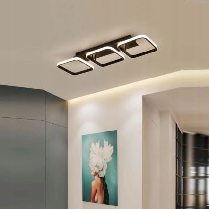 LED Ceiling Light LED/33W/230V Black