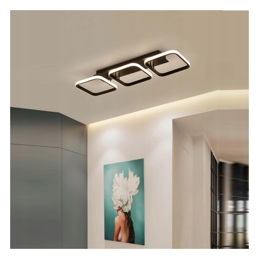 LED Ceiling Light LED/33W/230V Black