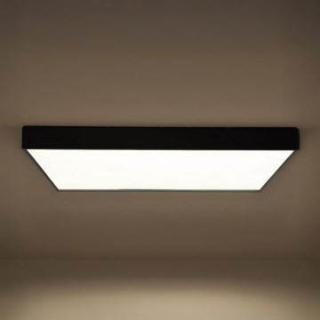 LED Ceiling Light LED/340W/230V 3000/4000/6500K 100x100 cm black