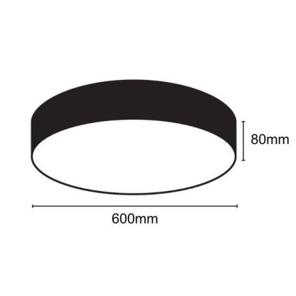 LED Ceiling light LED/35W/230V 4000K d. 60 cm