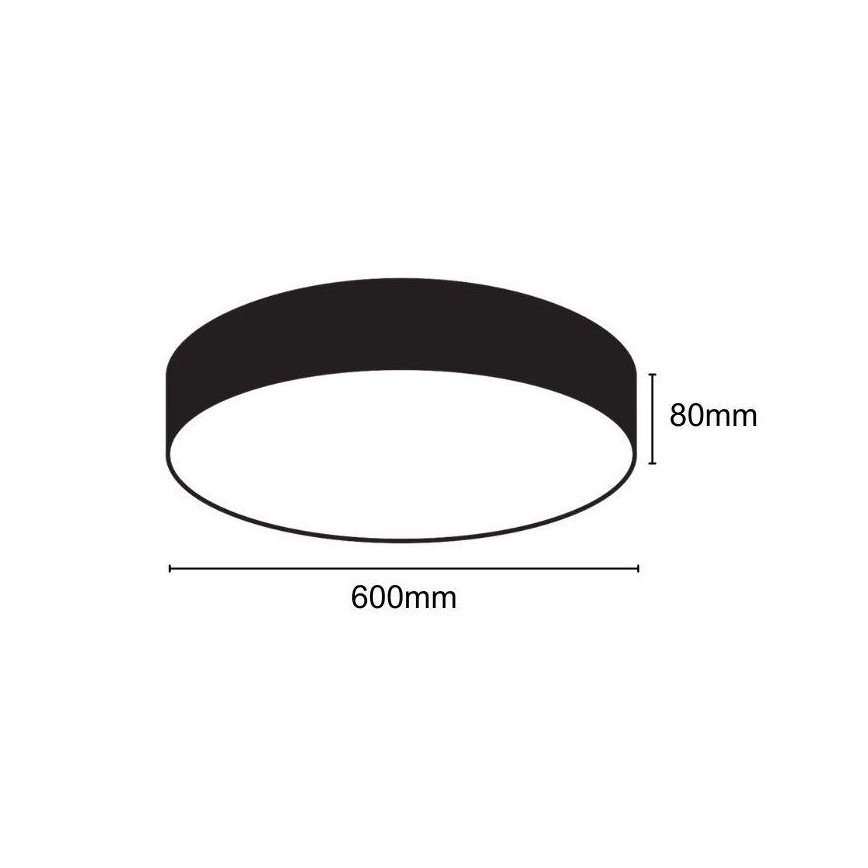 LED Ceiling light LED/35W/230V 4000K d. 60 cm