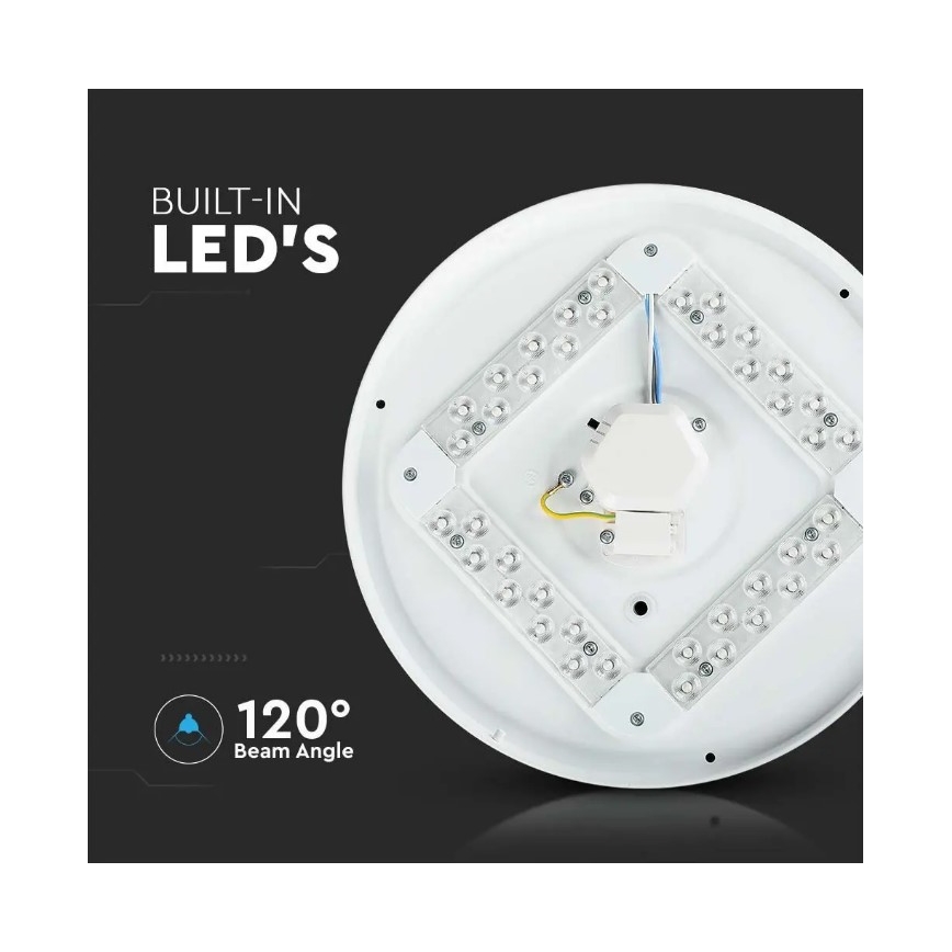 LED Ceiling light LED/36W/230V d. 50 cm 3000/4000/6400K