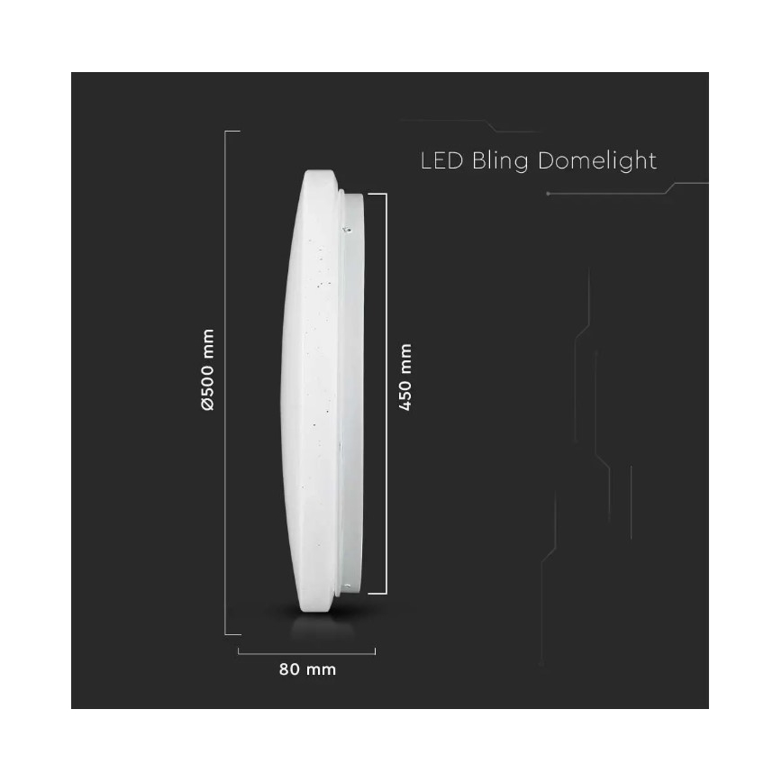 LED Ceiling light LED/36W/230V d. 50 cm 3000/4000/6400K