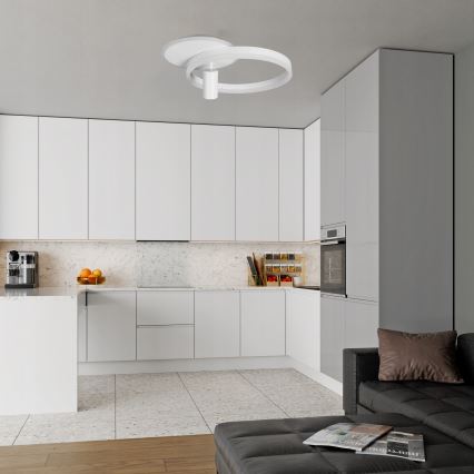 LED Ceiling Light LED/38W/230V + 1x GU10/30W White