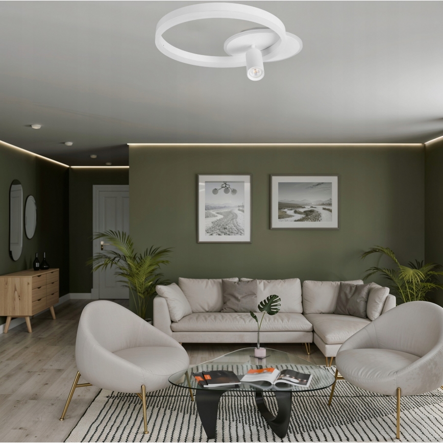 LED Ceiling Light LED/38W/230V + 1x GU10/30W White