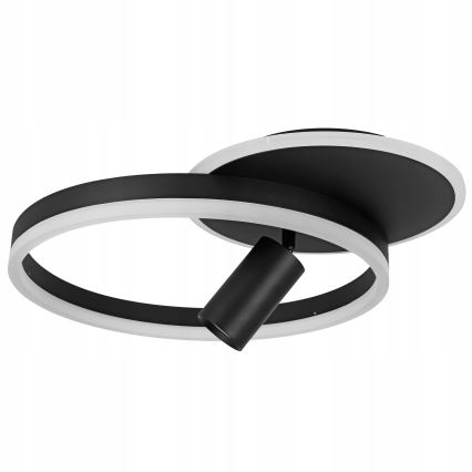 LED Ceiling Light LED/38W/230V + 1xGU10/30W Black