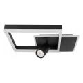 LED Ceiling Light LED/38W/230V + 1xGU10/30W black