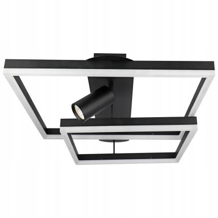 LED ceiling light LED/38W/230V + 1xGU10/30W black