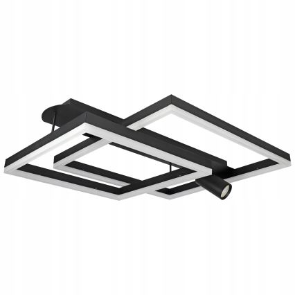 LED ceiling light LED/38W/230V + 1xGU10/30W black