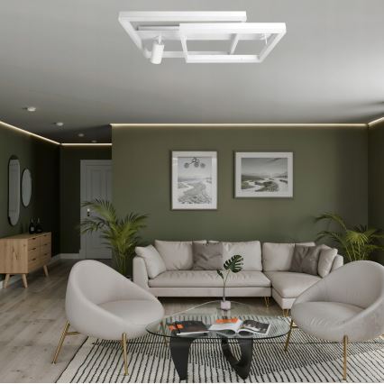 LED ceiling light LED/38W/230V + 1xGU10/30W white