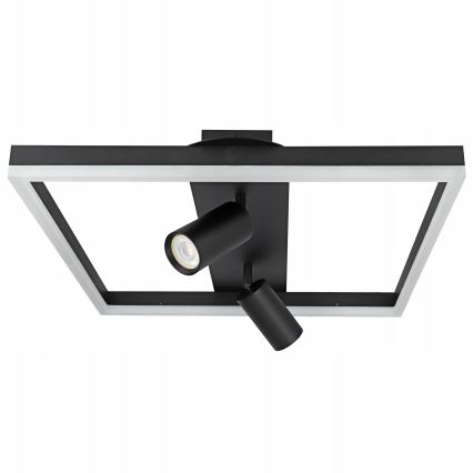 LED Ceiling Light LED/38W/230V + 2xGU10/30W Black