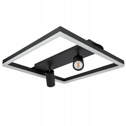 LED Ceiling Light LED/38W/230V + 2xGU10/30W Black