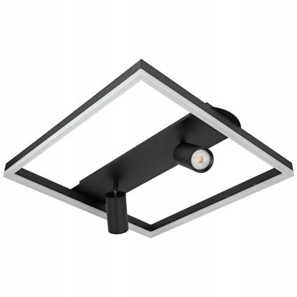 LED Ceiling Light LED/38W/230V + 2xGU10/30W Black