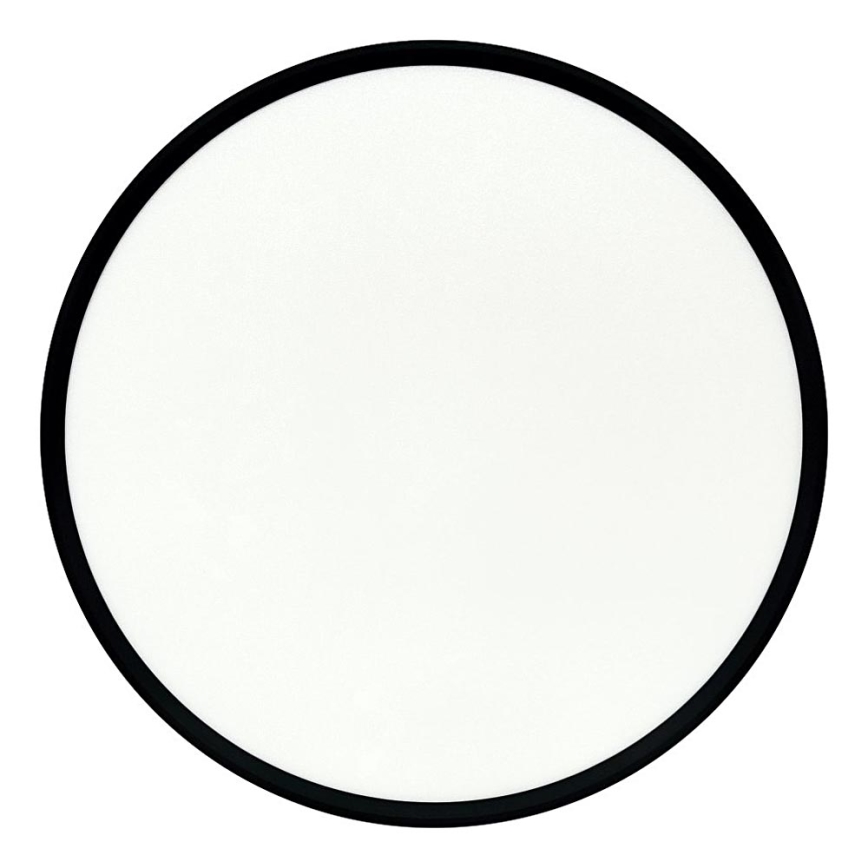 LED Ceiling Light LED/40W/230V 3000/4000/6500K Ø 50 cm Black