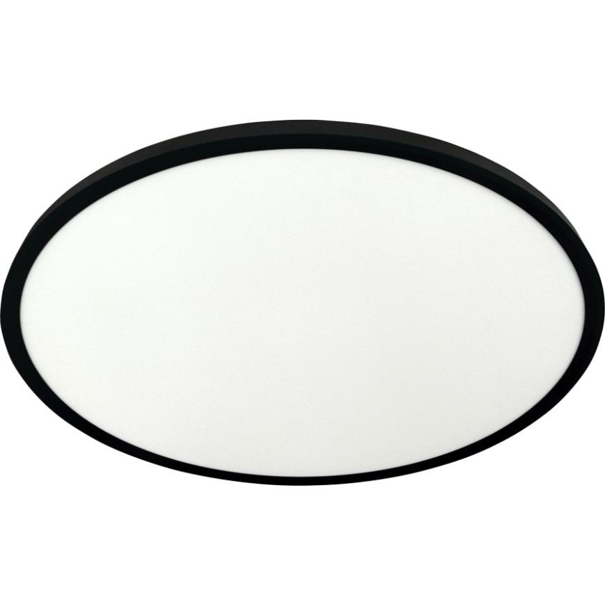 LED Ceiling Light LED/40W/230V 3000/4000/6500K Ø 50 cm Black