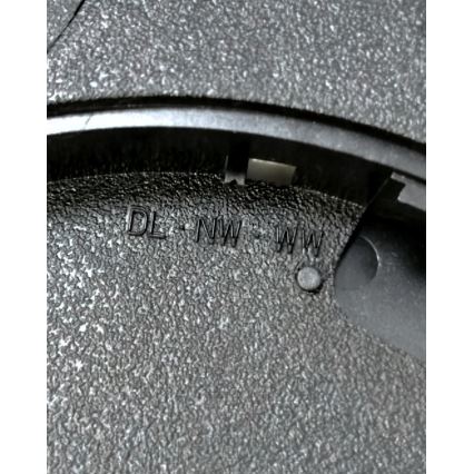 LED Ceiling Light LED/40W/230V 3000/4000/6500K Ø 50 cm Black