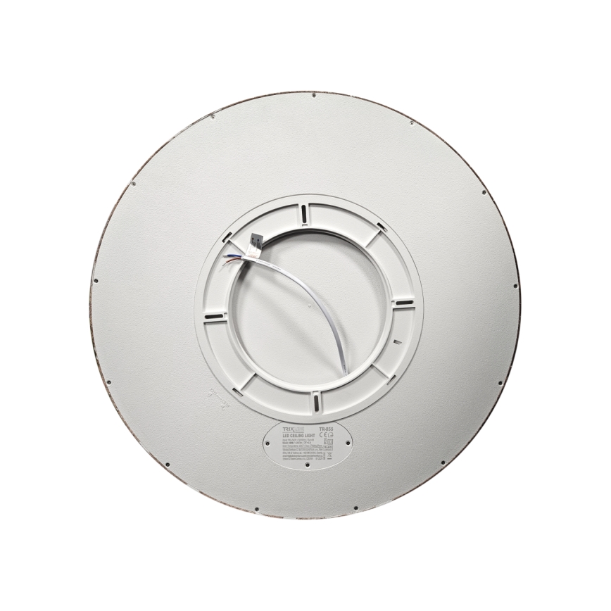 LED ceiling light LED/40W/230V 3000/4000/6500K Ø 50 cm brown