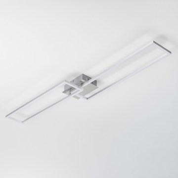 LED Ceiling Light LED/40W/230V, Matte Chrome