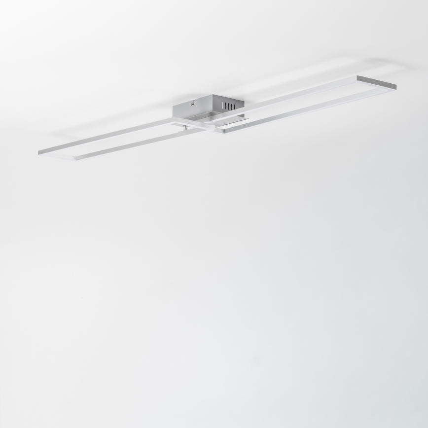 LED Ceiling Light LED/40W/230V, Matte Chrome