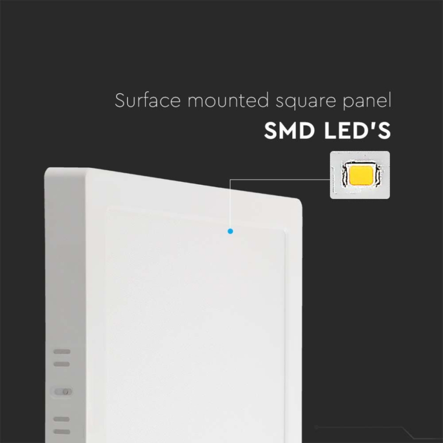 LED Ceiling light LED/6W/230V 3000K 12x12 cm white