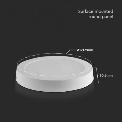 LED Ceiling light LED/6W/230V 6500K white