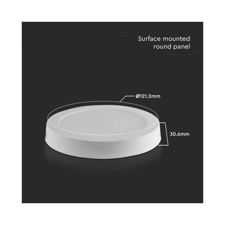 LED Ceiling light LED/6W/230V 6500K white