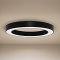 LED Ceiling Light LED/80W/230V 3000/4000/6500K Ø 80 cm, Black