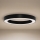 LED Ceiling Light LED/80W/230V 3000/4000/6500K Ø 80 cm, Black