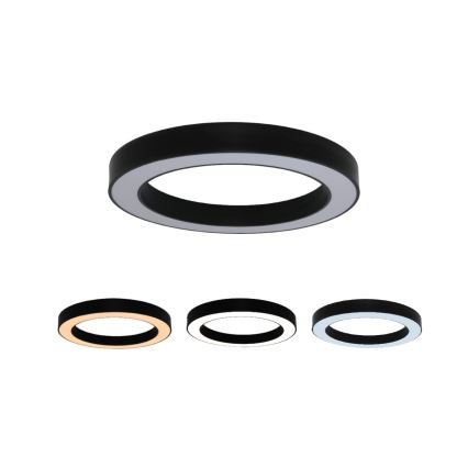LED Ceiling Light LED/80W/230V 3000/4000/6500K Ø 80 cm, Black
