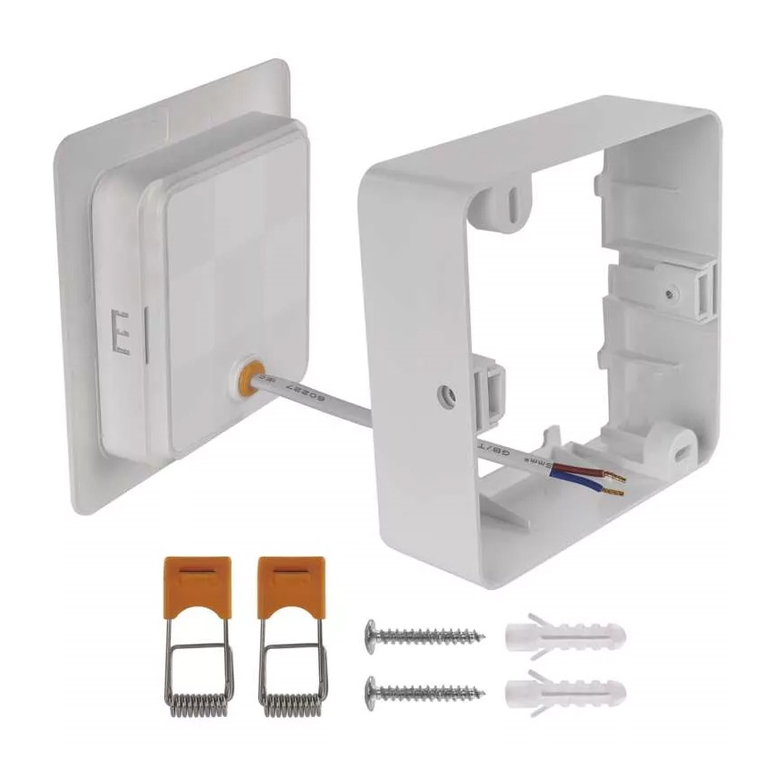 LED Ceiling light LED/9W/230V 12x12 cm white