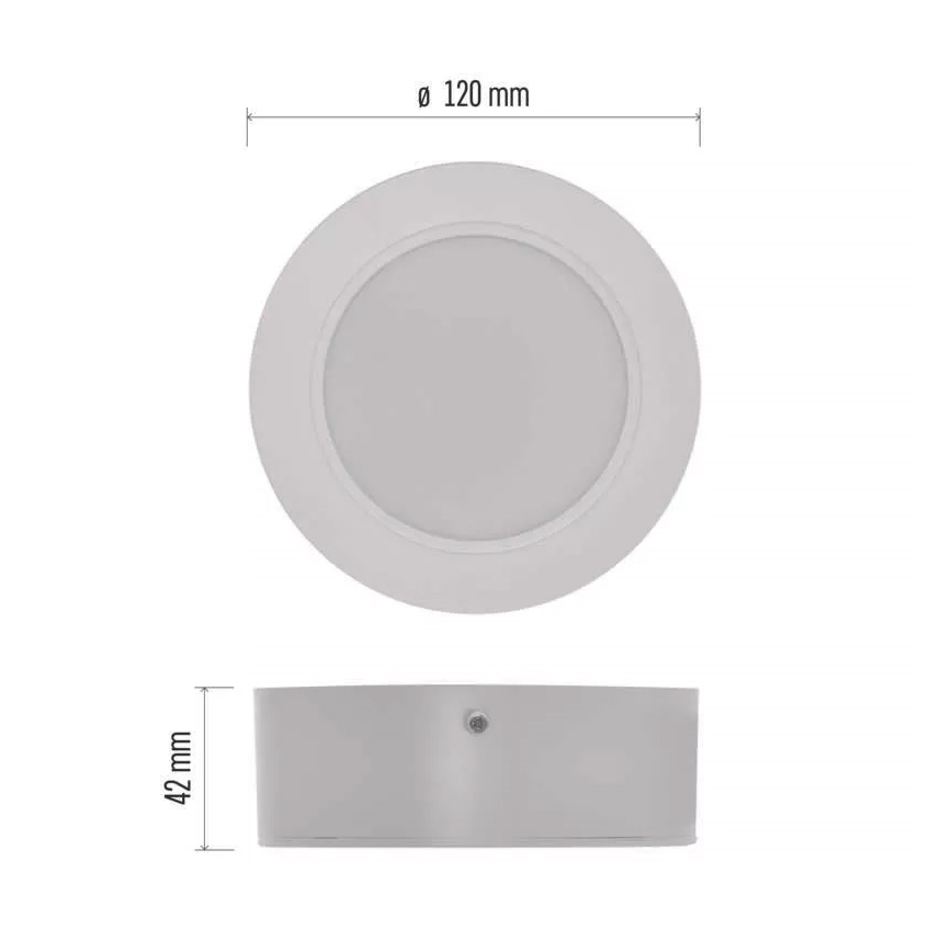 LED Ceiling light LED/9W/230V d. 12 cm white