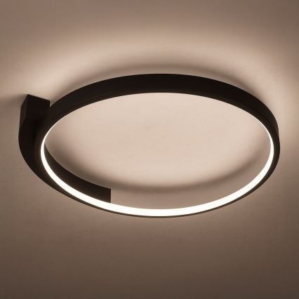 LED Ceiling Light LUNA LED/18W/230V Ø 42.5 cm black
