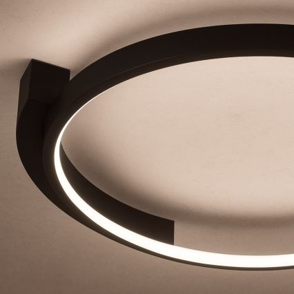 LED Ceiling Light LUNA LED/18W/230V Ø 42.5 cm black